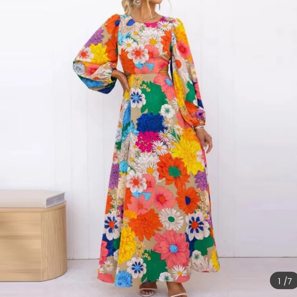 Summer Floral Maxi Dress